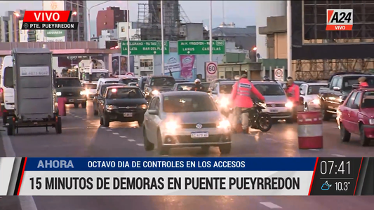 Caos de tránsito: se registraron demoras en Puente Pueyrredón y otros puntos de la Ciudad
