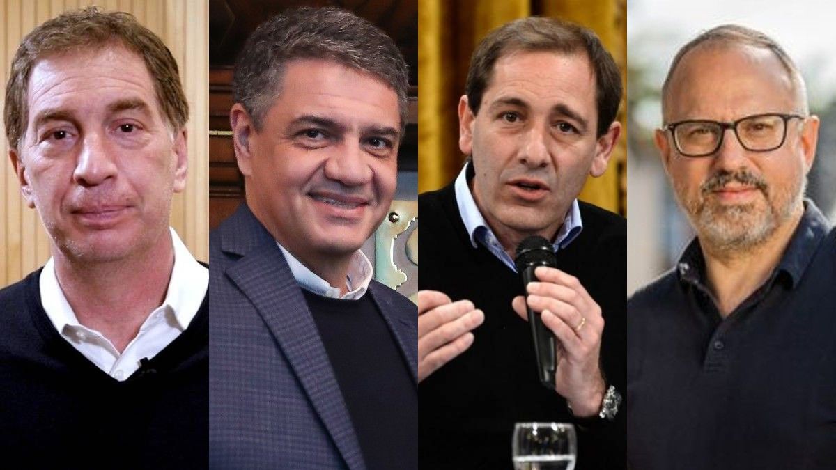 Diego Santilli, Jorge Macri, Julio Garro y Diego Valenzuela