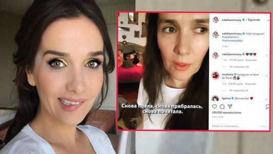 Natalia Oreiro reveló su peor miedo tras haber desembarcado en Instagram
