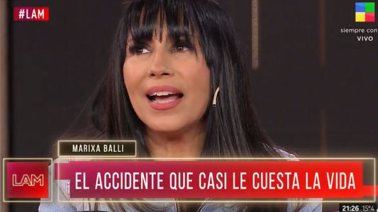 El crudo relato de Marixa Balli del accidente que casi le cuesta la vida: Me quería tirar del auto