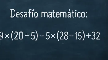 Desafío Matemático: este problema no se resuelve de un vistazo