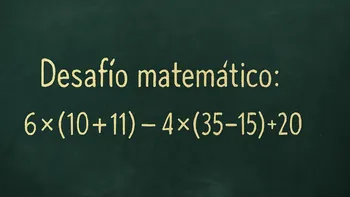La regla esencial para resolver este desafío matemático es conocido como PEMDAS (por sus siglas en inglés) o jerarquía de operaciones.