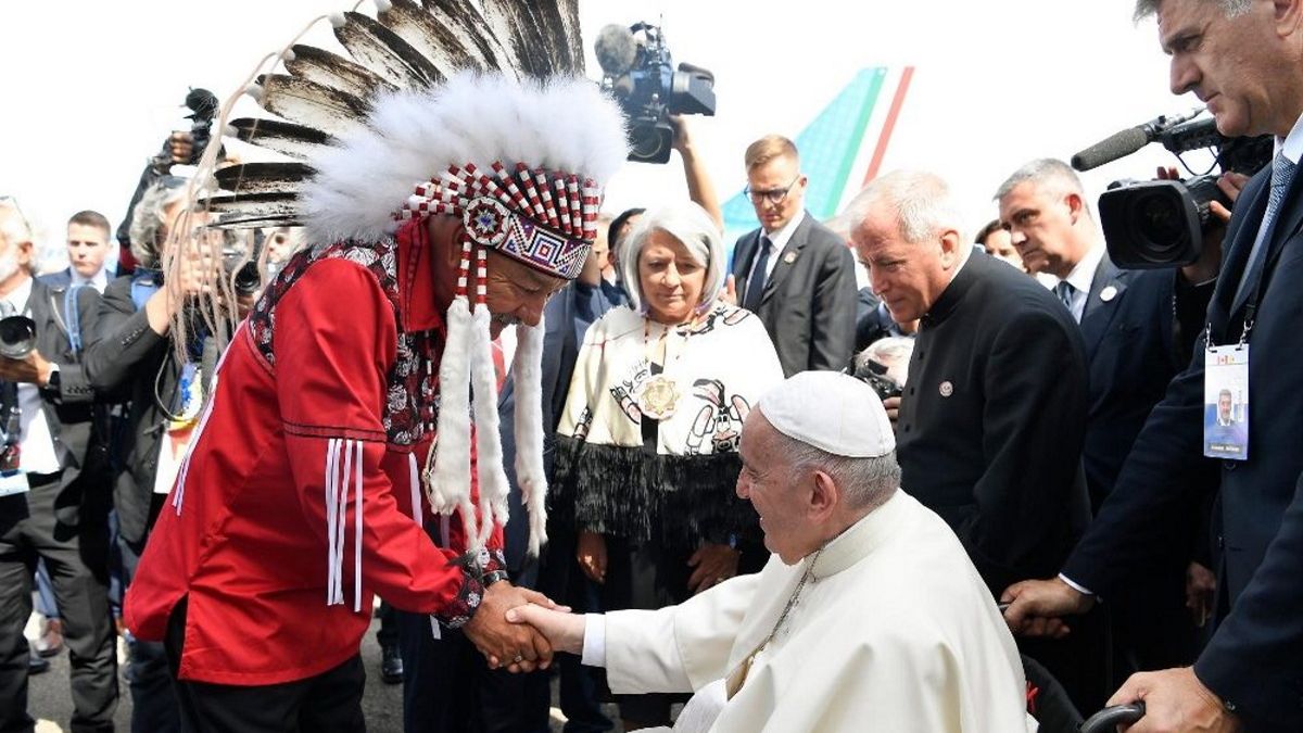 Francisco comenzó su gira por Canadá: cuáles son los compromisos de la agenda papal