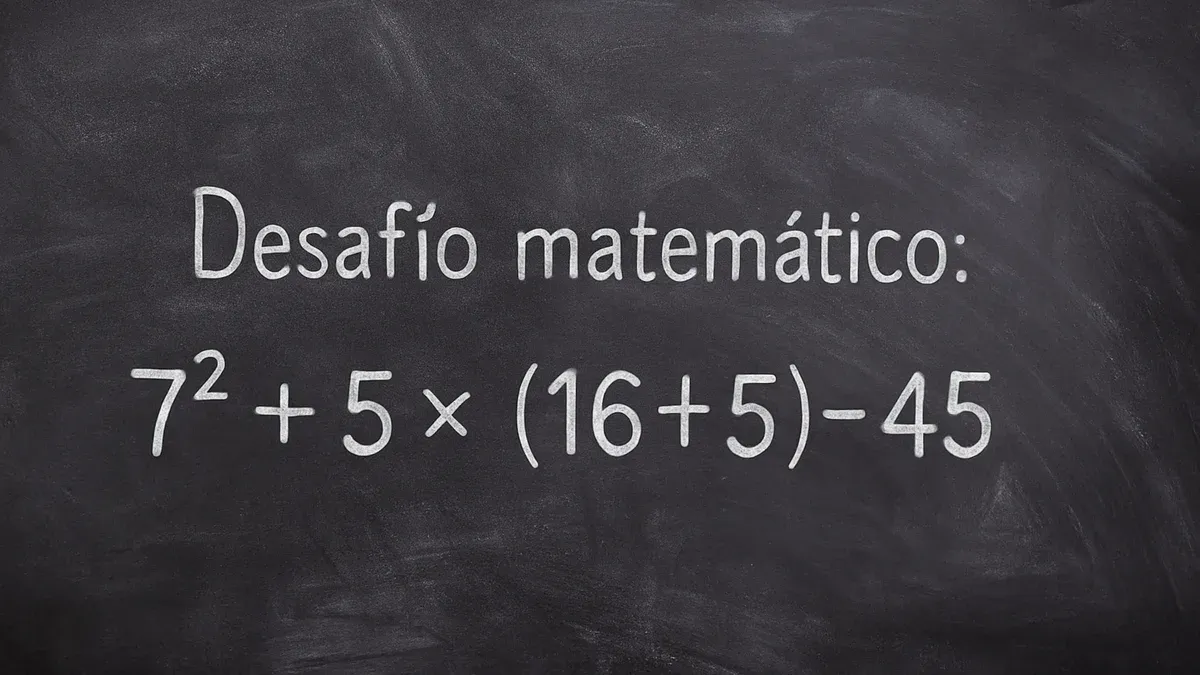 La regla esencial para resolver este desafío matemático es conocido como PEMDAS (por sus siglas en inglés) o jerarquía de operaciones.