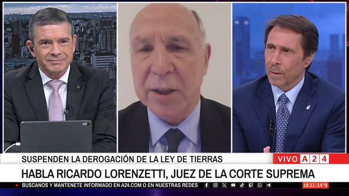 Lorenzetti tras la cautelar por la ley de Tierras: La Corte siempre defendió la protección de los recursos naturales