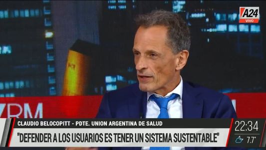 Claudio Belocopitt: Estamos discutiendo la sustentabilidad del sistema de salud