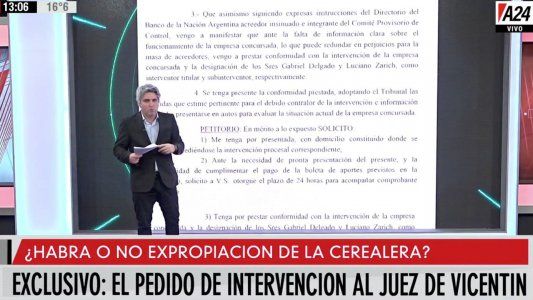 Exclusivo: el pedido de intervención presentado por el Banco Nación al juez del caso Vicentin