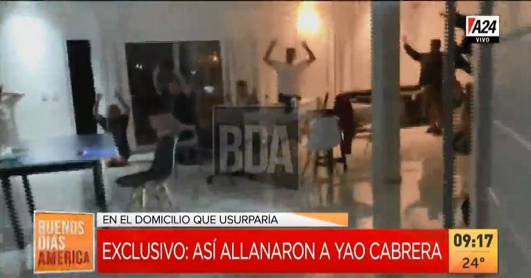Así fue el allanamiento al polémico youtuber Yao Cabrera