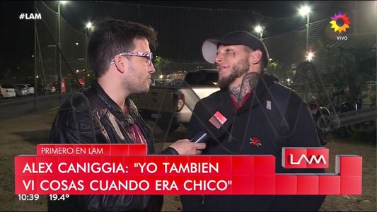 Alex Caniggia: Mi viejo me da mucha vergüenza