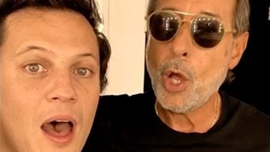 Papucho y Coqui se juntaron a repasar entonaciones: Francella y Lopilato otra vez juntos