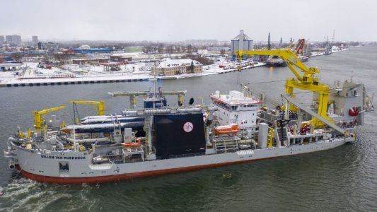 Jan De Nul sumó la draga más importante de su flota internacional