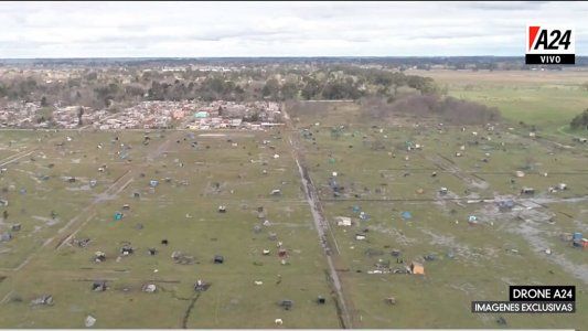 La Justicia ordenó el desalojo masivo de las tierras tomadas en Guernica de manera inmediata