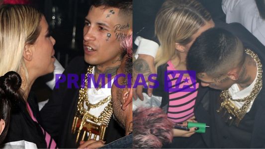 Las fotos de Wanda Nara y L-Gante que ¿confirman el romance?: abrazados y cariñosos en un boliche