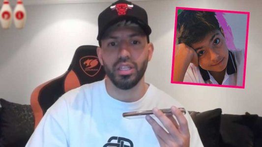 La confesión del Kun Agüero: no leyó un mensaje de su hijo porque era muy largo