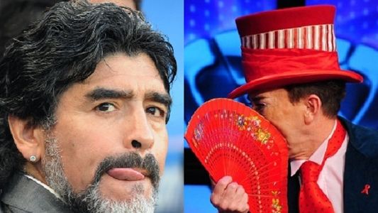 Pachano regresó a la televisión y disparó contra Maradona