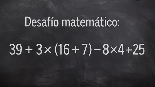 Desafío matemático: casi nadie lo resuelve antes de los 10 segundos
