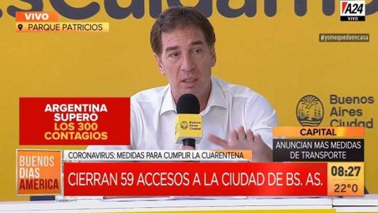 Cierran 59 accesos de ingresos y egresos de la Ciudad de Buenos Aires