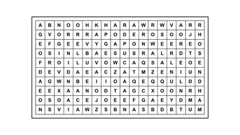 Encontrá la frase escondida: una sopa de letras con una cita clásica para descubrir