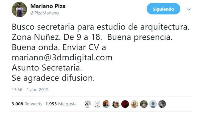 Una oferta laboral, 1600 CVs y una pintura de la Argentina actual