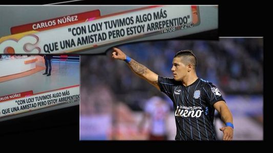 El jugador de Racing admitió el romance con Loly pero ahora está arrepentido