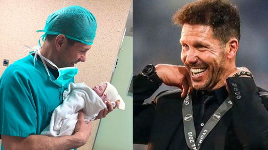El Cholo Simeone fue padre por quinta vez: nació Valentina