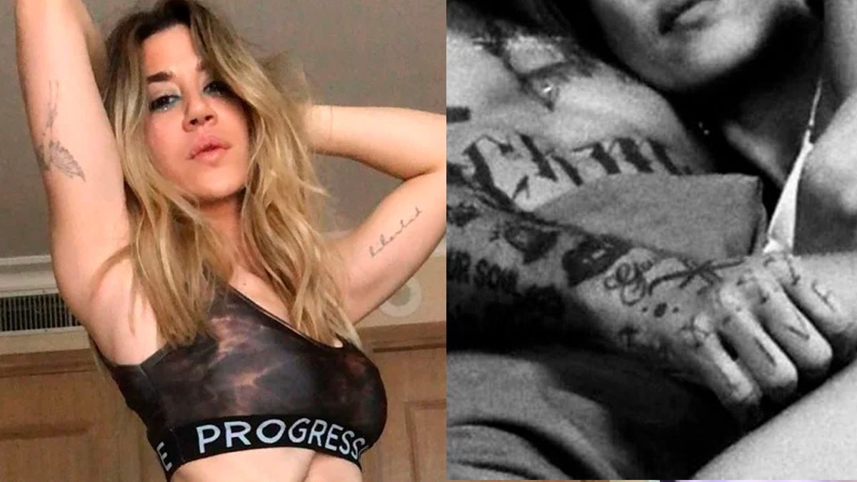 Jimena Barón se mostró sexy junto a un hombre.&nbsp;