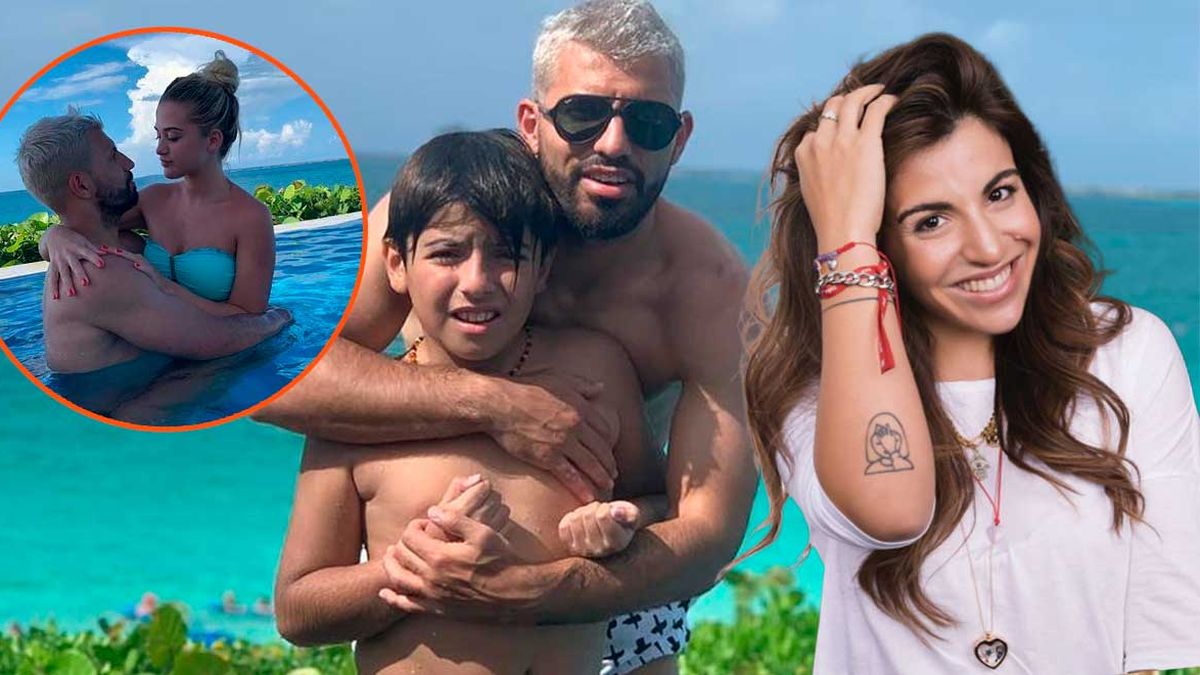 Gianinna sobre el viaje de su hijo con el Kun y la nuena novia, Sofía Calzetti.