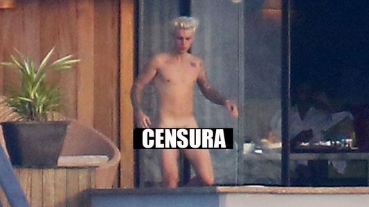 ¡Sorprendieron a Justin Bieber totalmente desnudo!