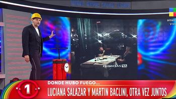 Luciana Salazar reveló detalles de su reencuentro con Martín Baclini: Hacía mucho que no...