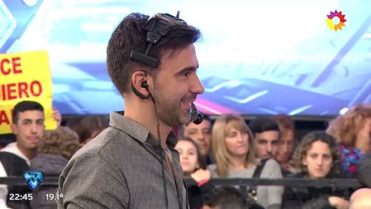 El beso inesperado que recibió Federico Hoppe en el Bailando