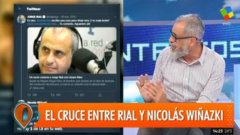 Jorge Rial a Nicolás Wiñazki: Yo te conté cuando me lo preguntaste y elegiste no creerme