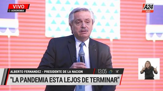 El nuevo blooper de Alberto Fernández: ¡Vayan y contagi...!