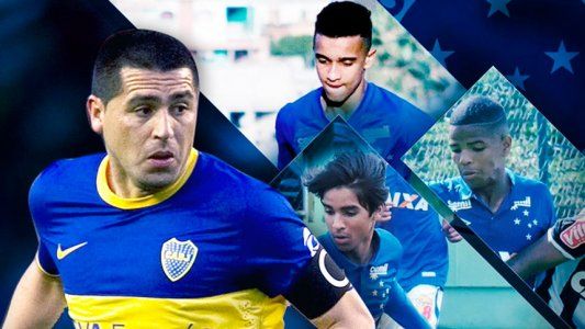 Riquelmo, Riquelmy y Rikelmy: tres juveniles de Cruzeiro que tienen al ídolo de Boca en su nombre