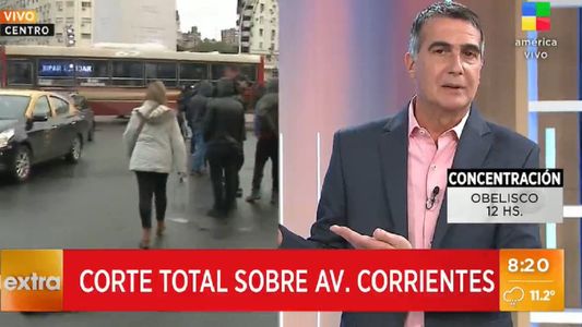 La reacción de Antonio Laje ante un nuevo piquete: ¡La gente quiere moverse y trabajar!
