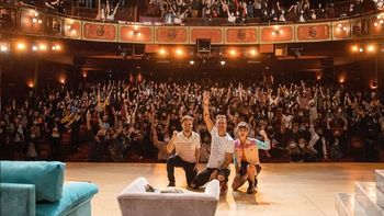 Nicolás Vázquez, Gime Accardi y Benja Rojas la rompieron en el reestreno de Una semana nada más