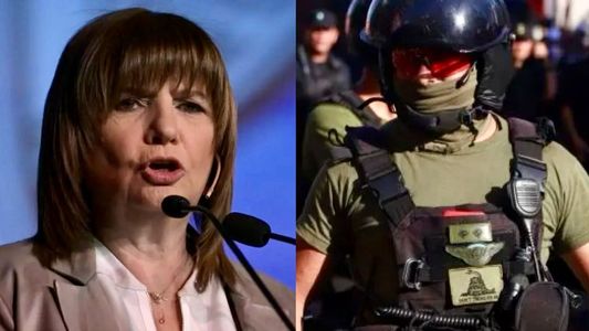 La dura determinación que Patricia Bullrich tomó con el gendarme que lució un parche libertario