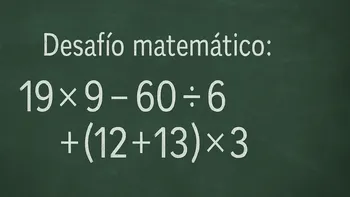 Desafío matemático: ¿podés resolver esta cuenta antes de ver la solución?