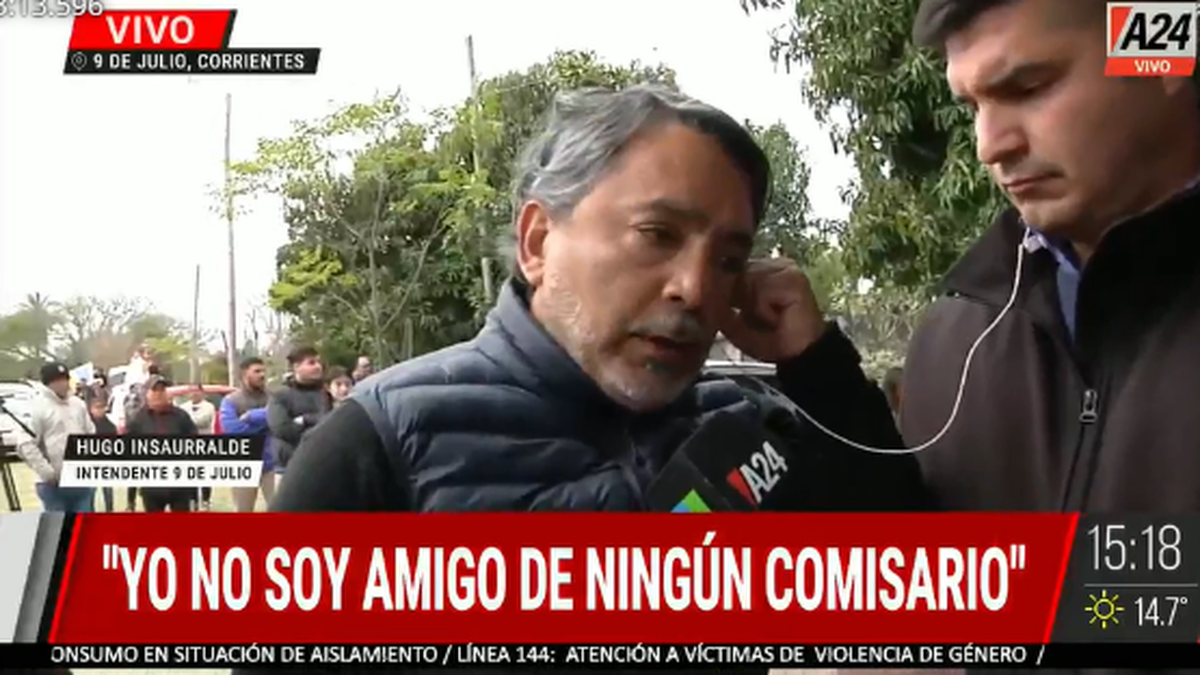 El intendente de 9 de julio