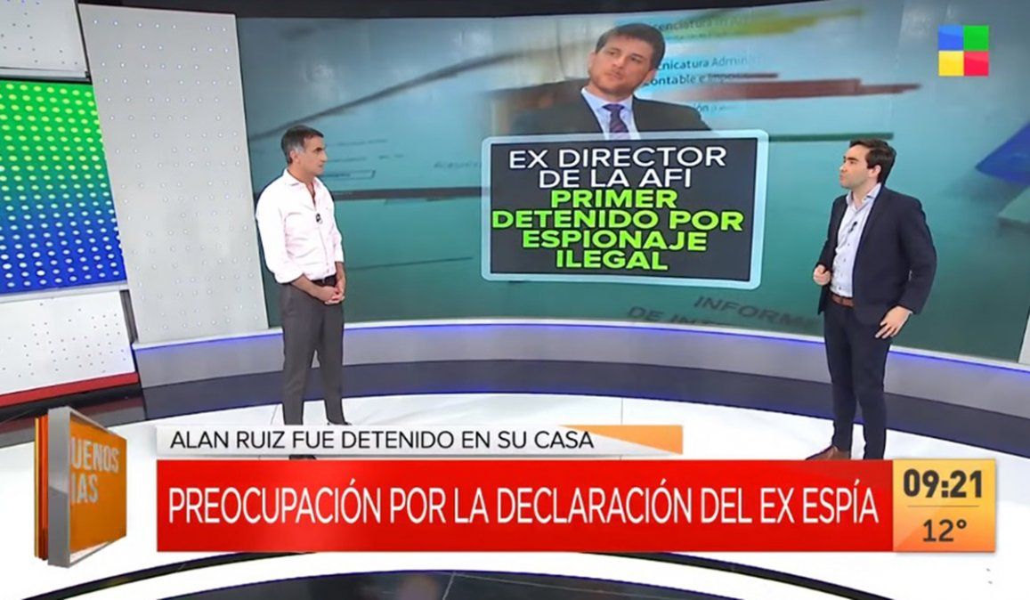 Indagarían a Alan Ruiz, acusado de manejar una red de espías durante el gobierno de Mauricio Macri