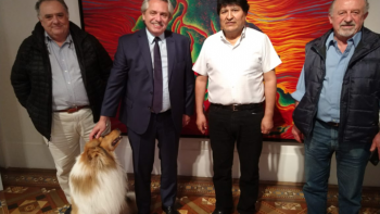Tras el triunfo del MAS en Bolivia, Alberto agasajó a Evo Morales con una cena en la Quinta de Olivos