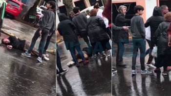 Ricardo Darín ayudó a una persona tirada en la calle en pleno diluvio