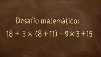 Desafío matemático: la cuenta es fácil, pero muchos cometen un error frecuente