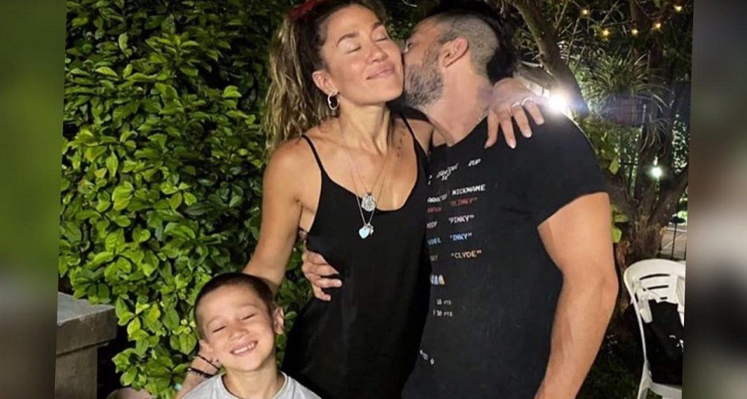 Jimena Barón y el Tucu López celebraron su primera Navidad juntos