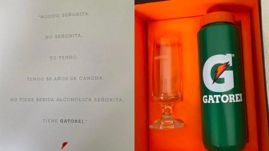 El original homenaje de Gatorade para Bilardo por su cumpleaños número 83