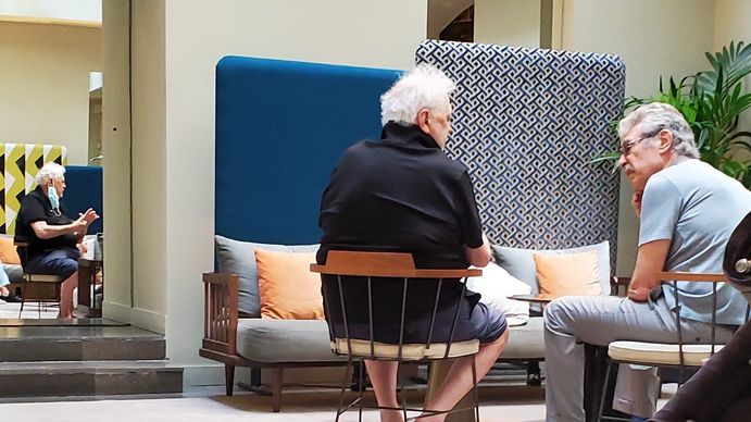 La cumbre Sigman-Ginés, el anunció de Figueiras y la gambeta a Rafecas