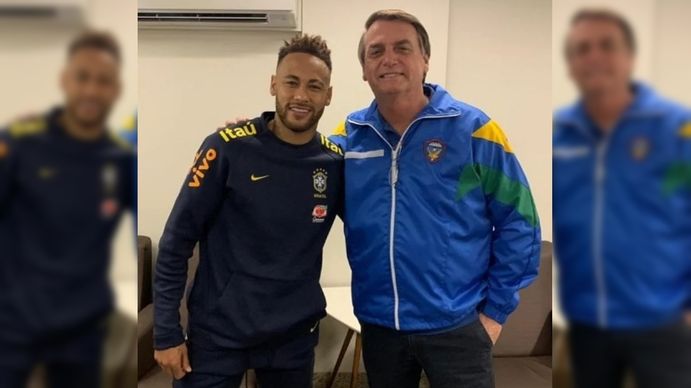 Jair Bolsonaro hizo un vivo con Neymar, que vaticinó su reelección y le prometió la Copa del Mundo