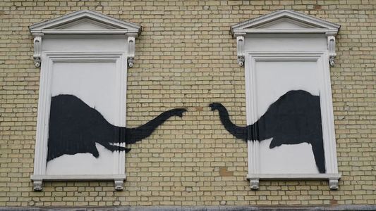 El Zoo de Londres del famoso Banksy convirtió a la ciudad en una obra: la colección completa