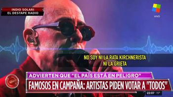 El Indio Solari volvió a bancar al gobierno de Cristina: Vi una sociedad que vivía mejor