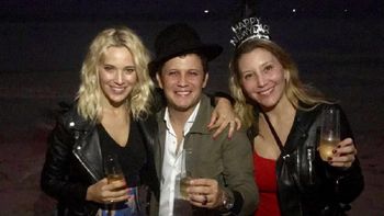 El festejo de los Lopilato recibiendo el Año Nuevo