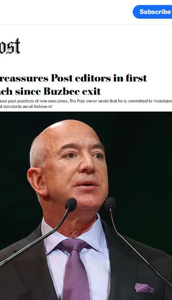 Una profunda crisis sacude a The Washington Post y Jeff Bezos, su dueño, rompió el silencio